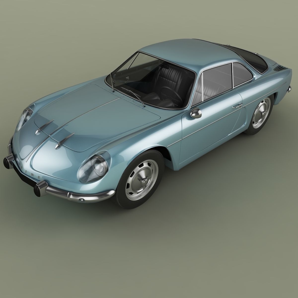 Renault Alpine A110 1100 3D model_5