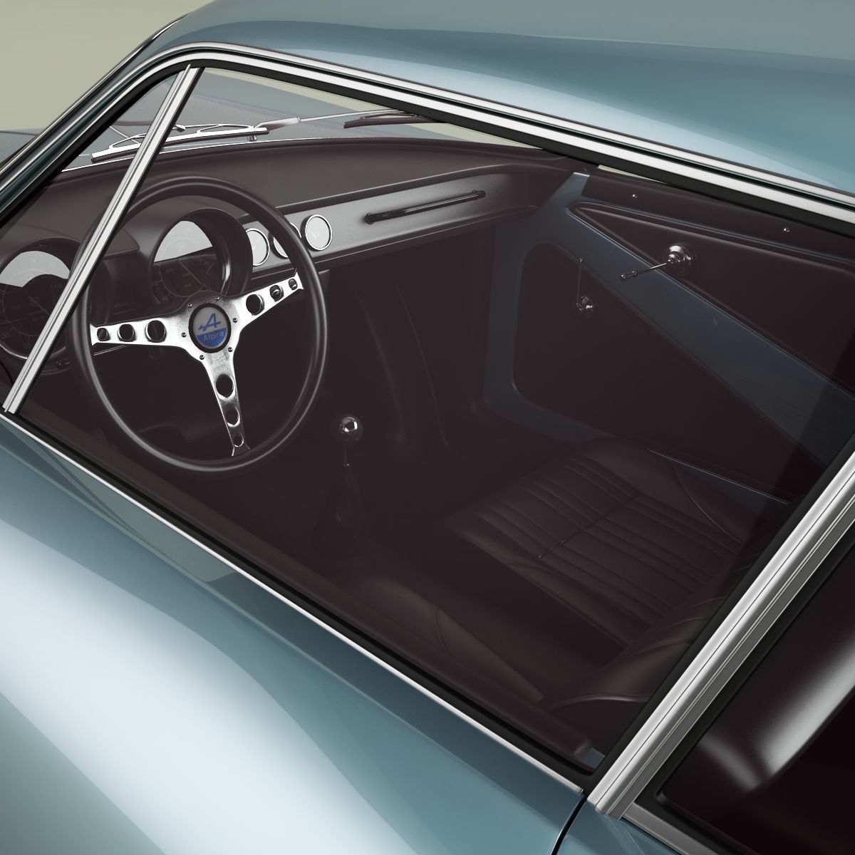 Renault Alpine A110 1100 3D model_8