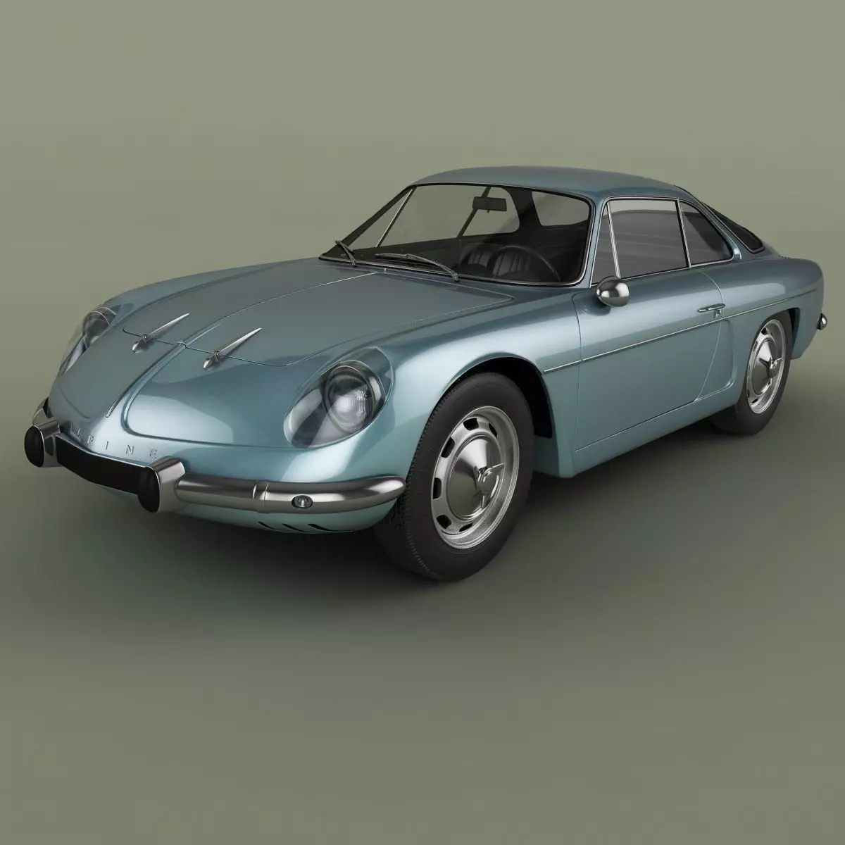 Renault Alpine A110 1100 3D model_0