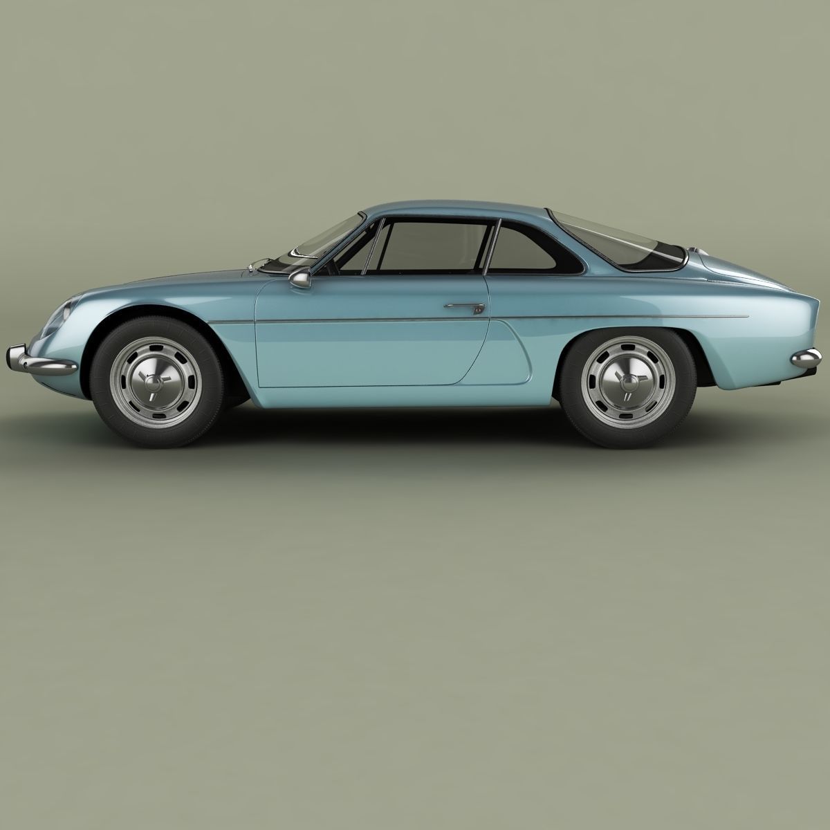 Renault Alpine A110 1100 3D model_1