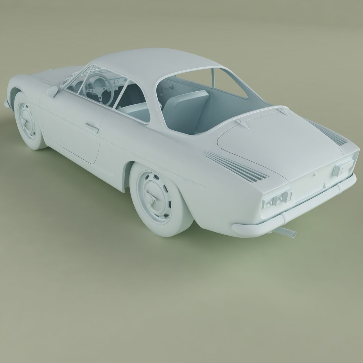 Renault Alpine A110 1100 3D model_12