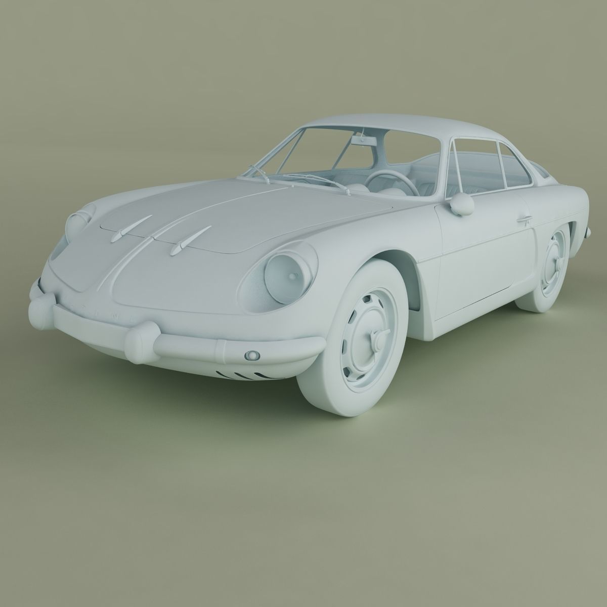 Renault Alpine A110 1100 3D model_10