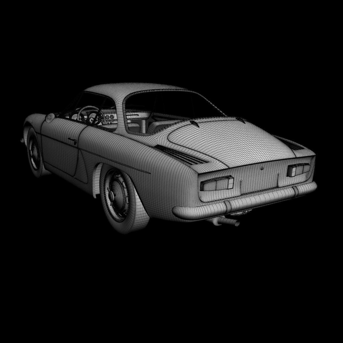Renault Alpine A110 1100 3D model_16