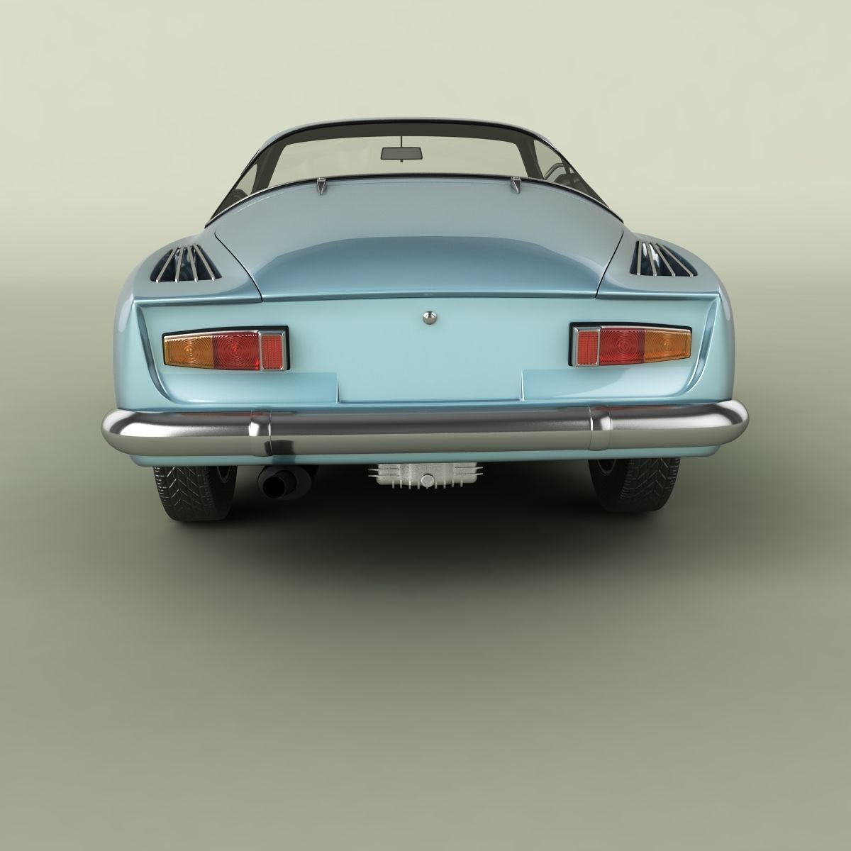 Renault Alpine A110 1100 3D model_3
