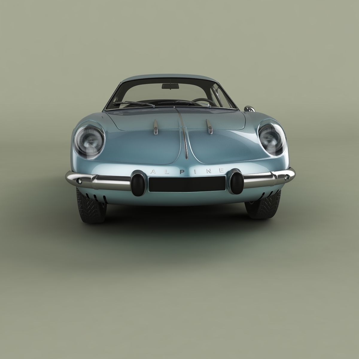 Renault Alpine A110 1100 3D model_4