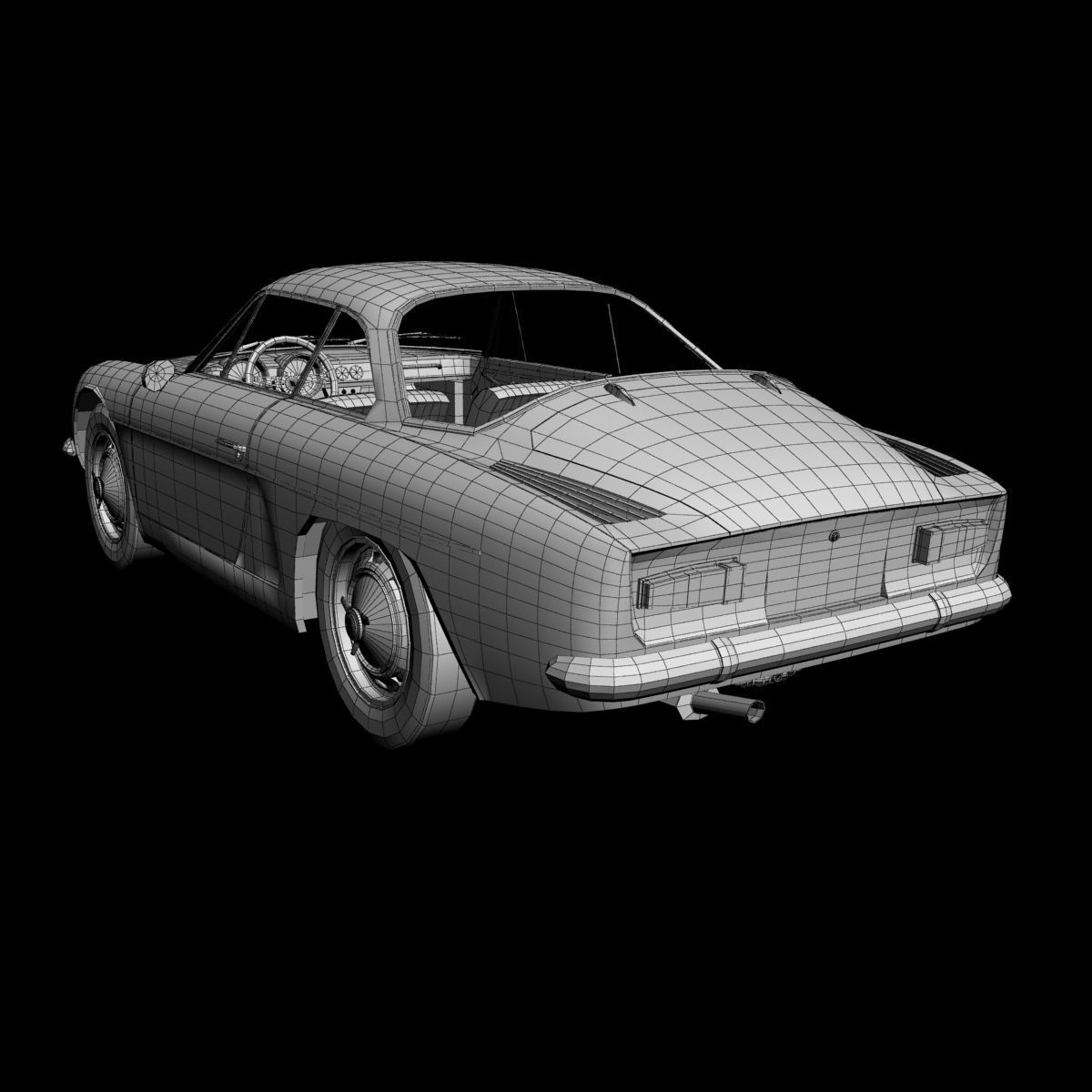 Renault Alpine A110 1100 3D model_15