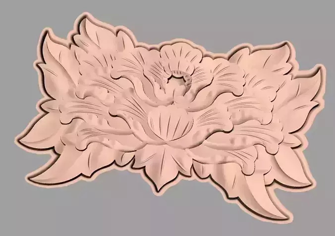 European furniture 3D relief models for CNC wood engraving E236