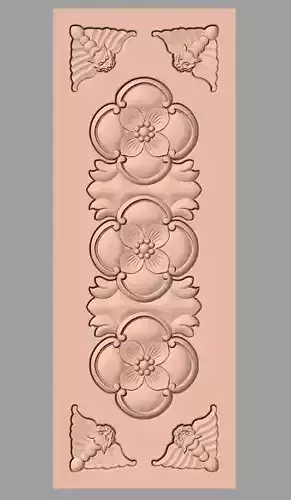 European furniture 3D relief models for CNC wood engraving E237