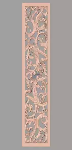 European furniture 3D relief models for CNC wood engraving E245