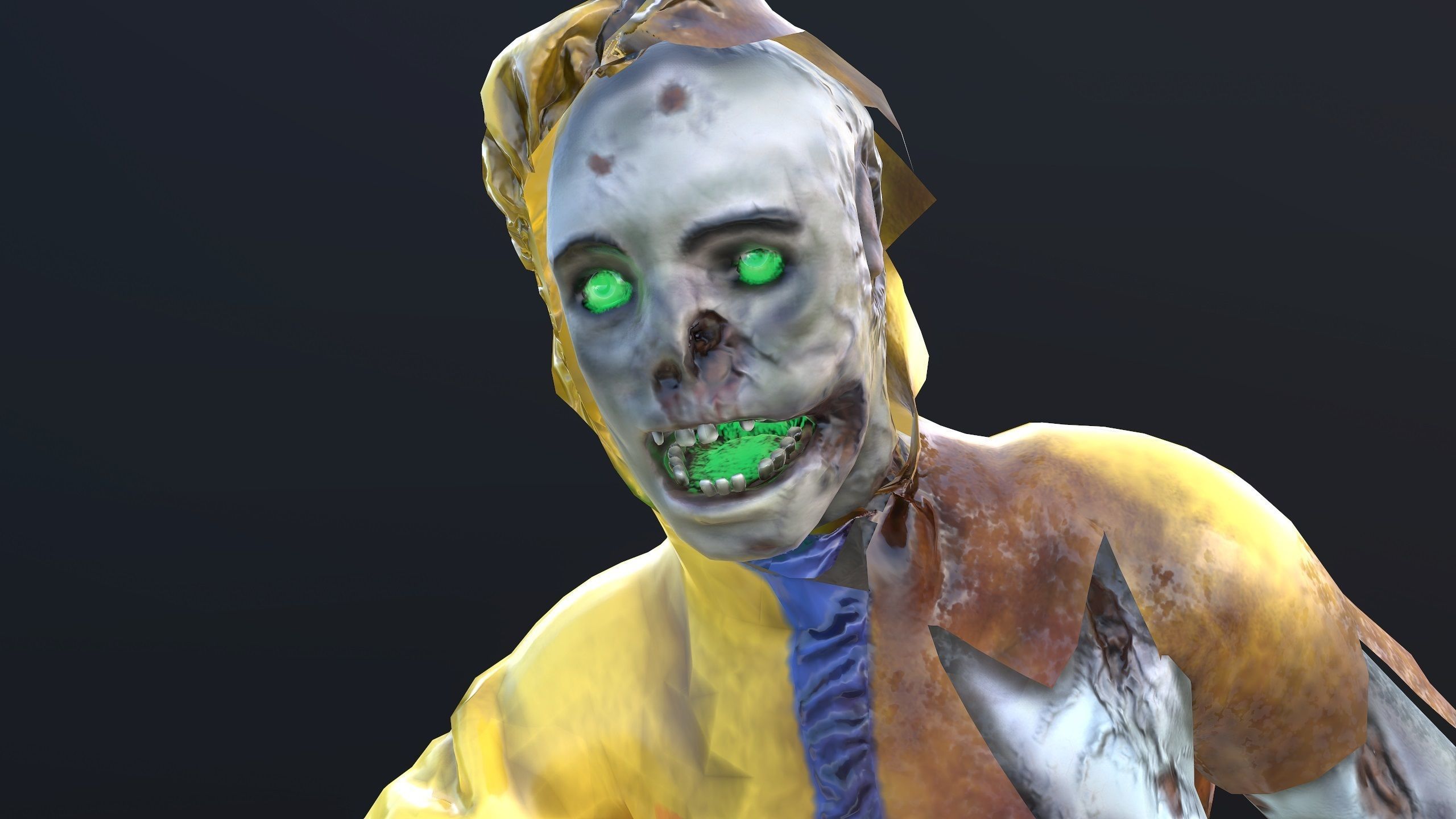 ZombeDoc Low-poly 3D model_4