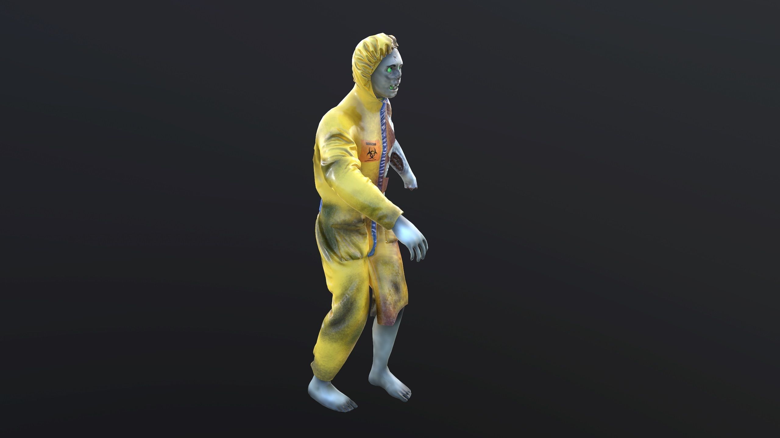 ZombeDoc Low-poly 3D model_2