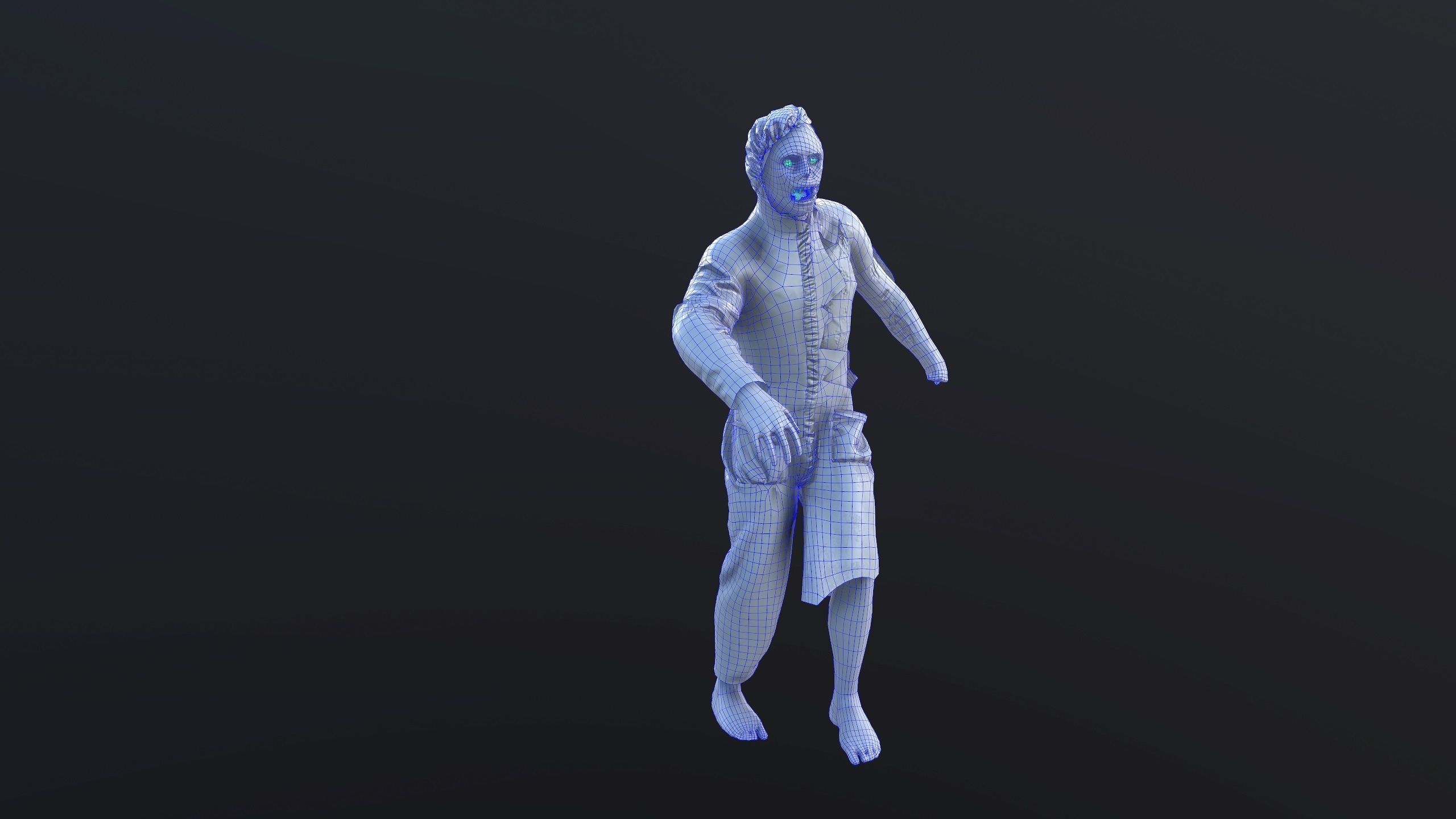 ZombeDoc Low-poly 3D model_9