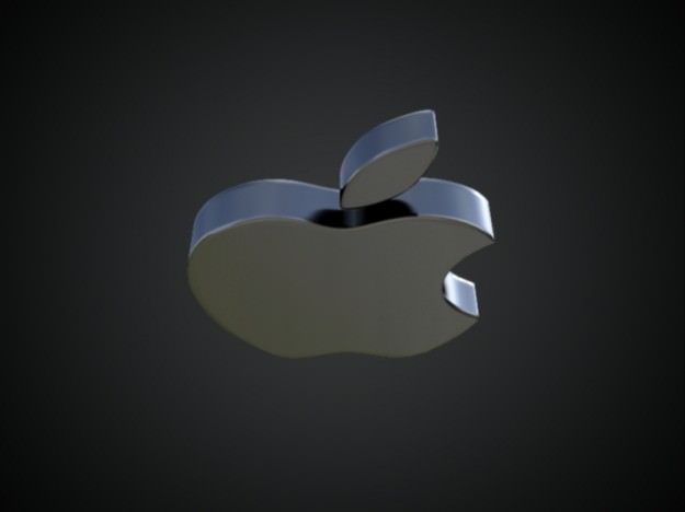 Apple 3d Logo 3D model_4