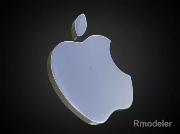 Apple 3d Logo 3D model_0
