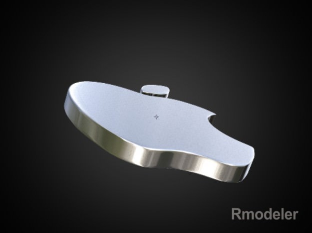 Apple 3d Logo 3D model_3