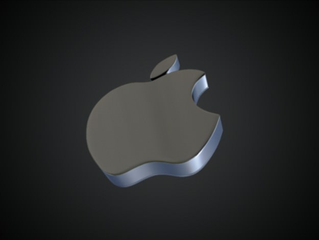 Apple 3d Logo 3D model_5