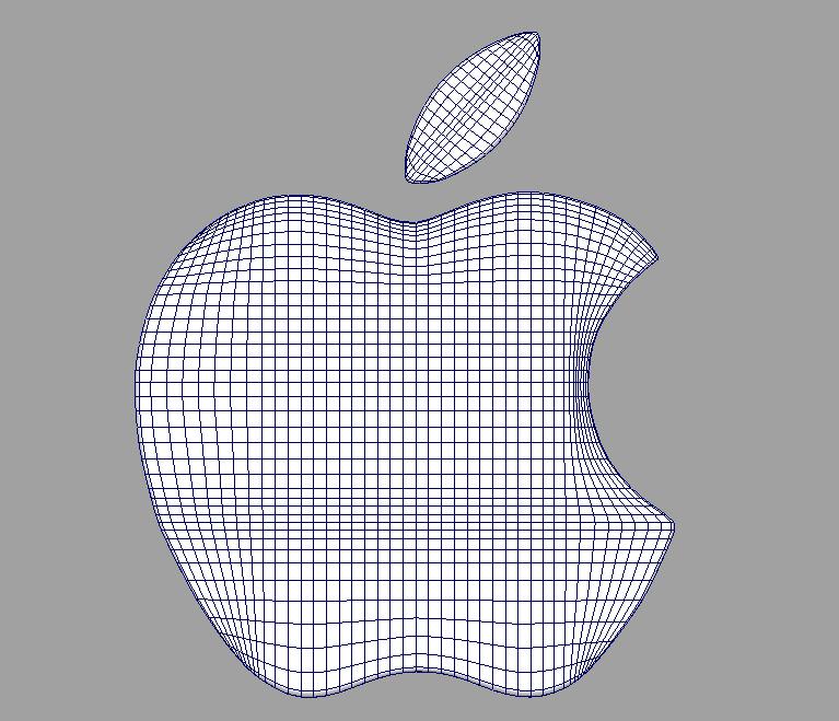 Apple 3d Logo 3D model_6