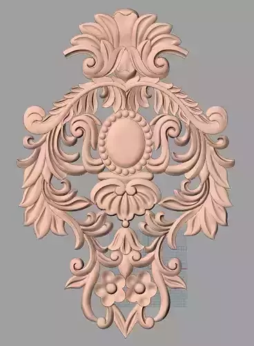 European furniture 3D relief models for CNC wood engraving E247