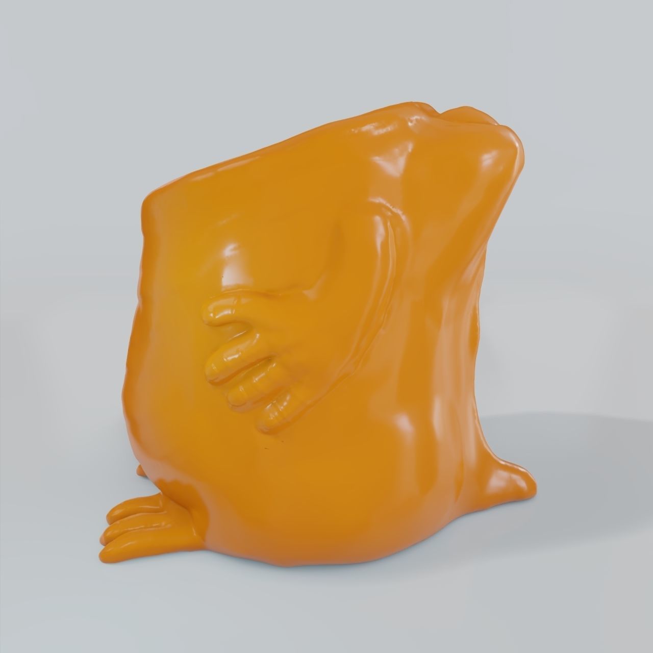 Stylized holder for pencils and pens 3D print model_3