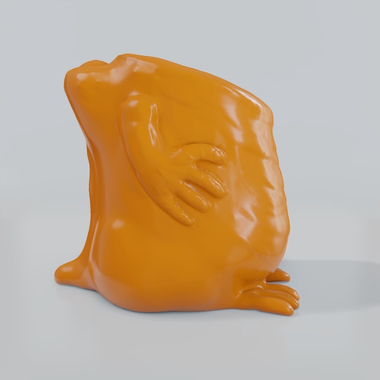 Stylized holder for pencils and pens 3D print model_1