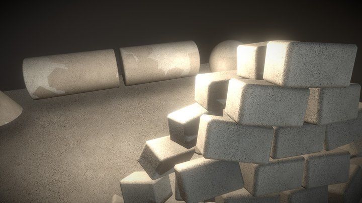 Exposed-Aggregate-Concrete Texture Set - 4 Texture_3