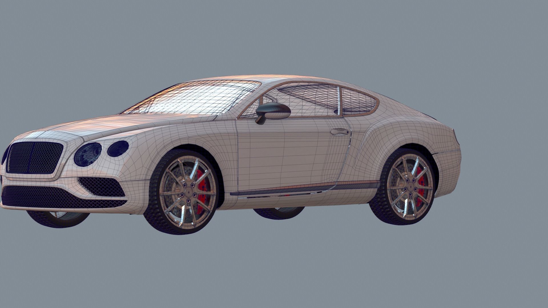 Bentley Continental GT 3D model_11