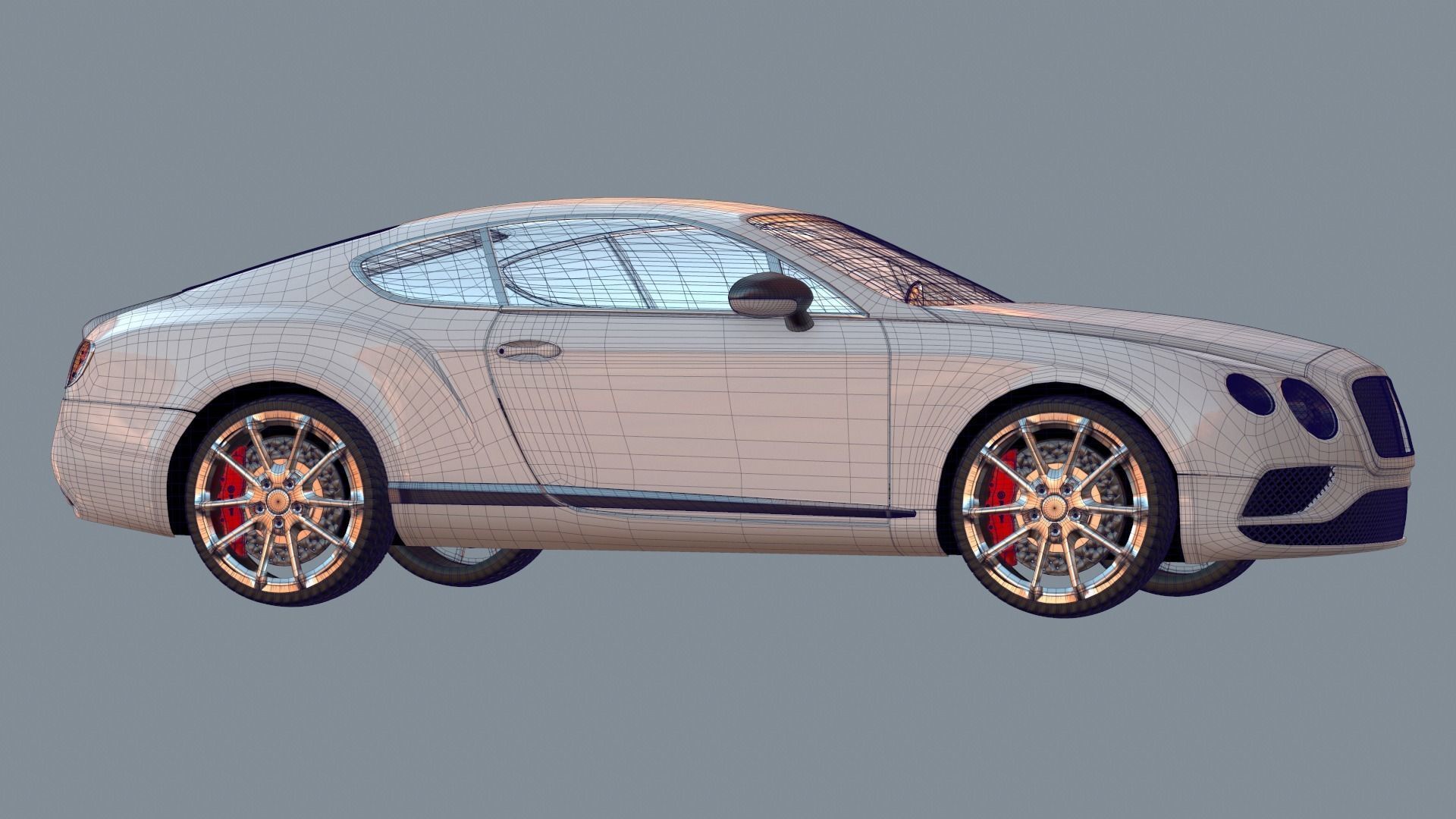 Bentley Continental GT 3D model_52
