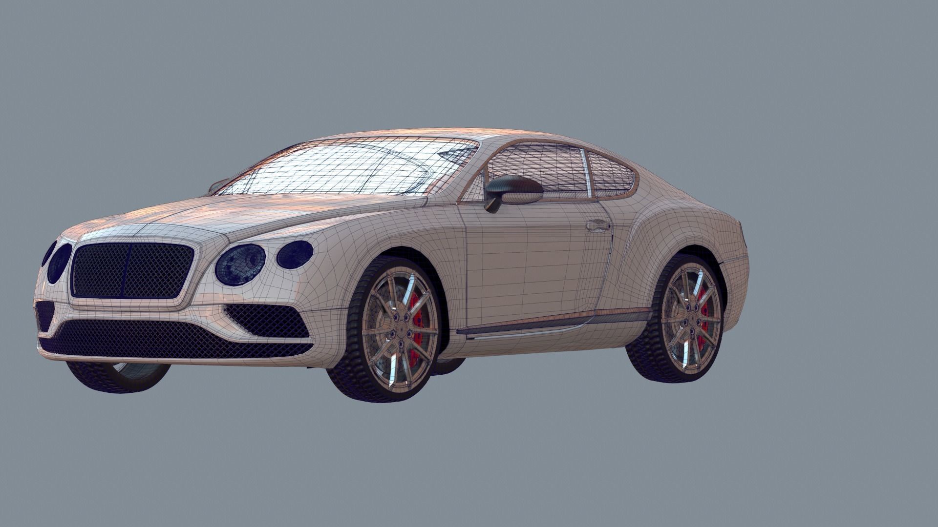 Bentley Continental GT 3D model_9