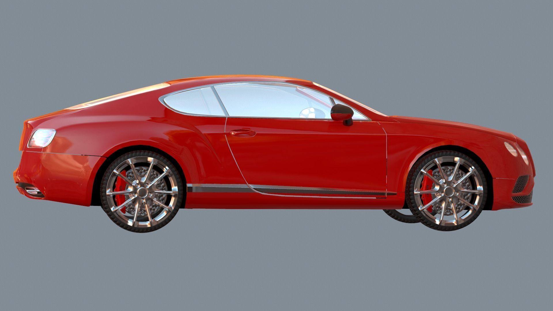 Bentley Continental GT 3D model_47