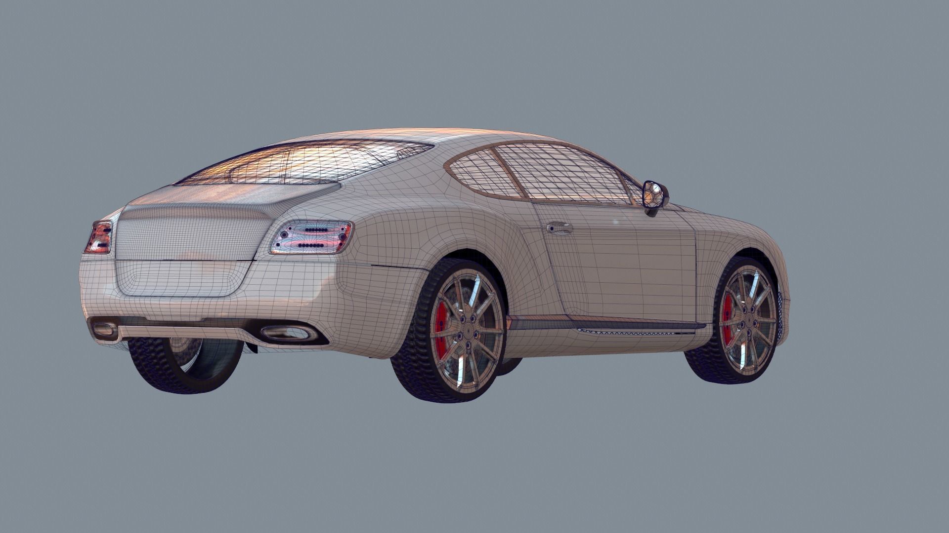 Bentley Continental GT 3D model_39