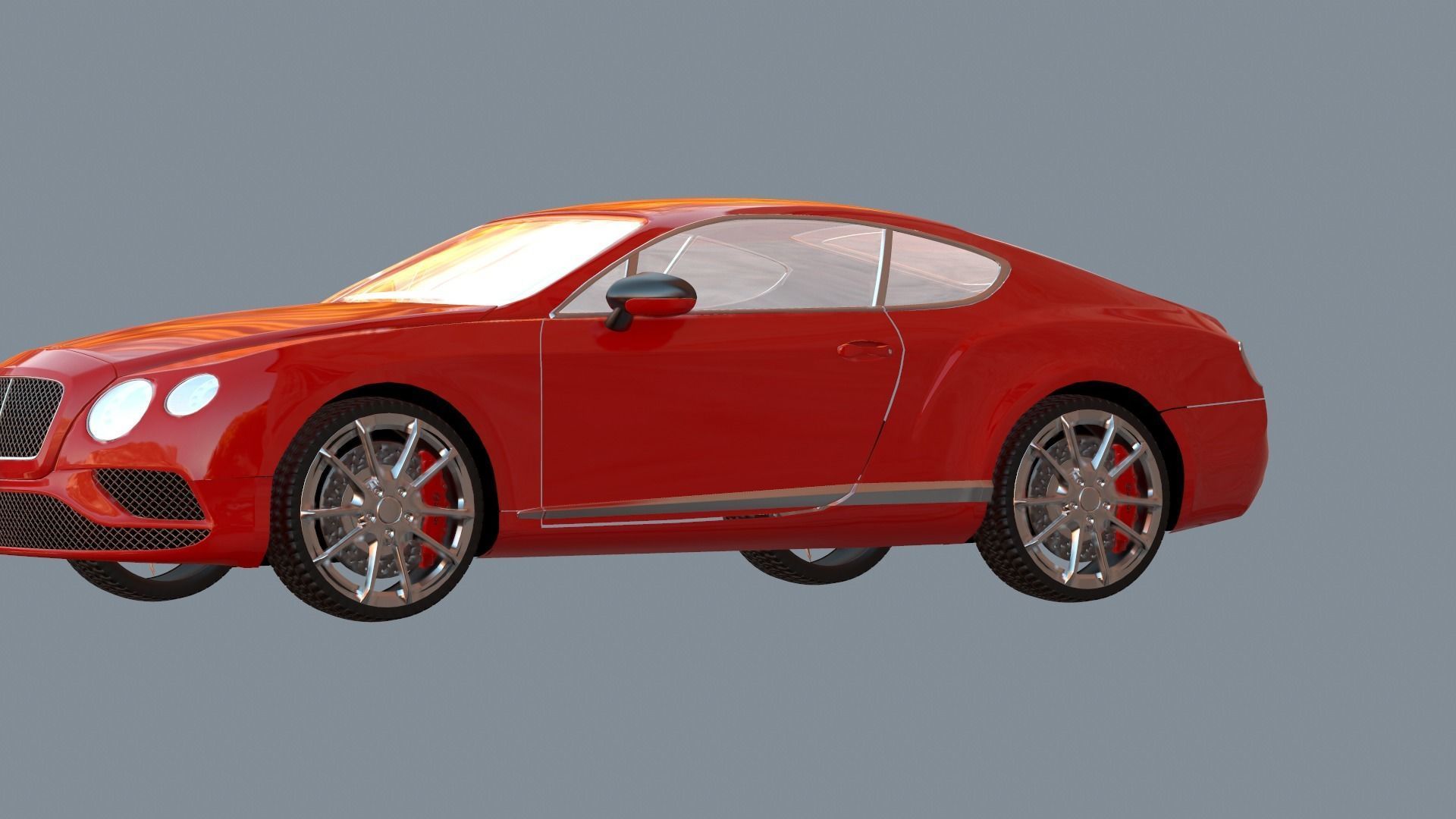Bentley Continental GT 3D model_12