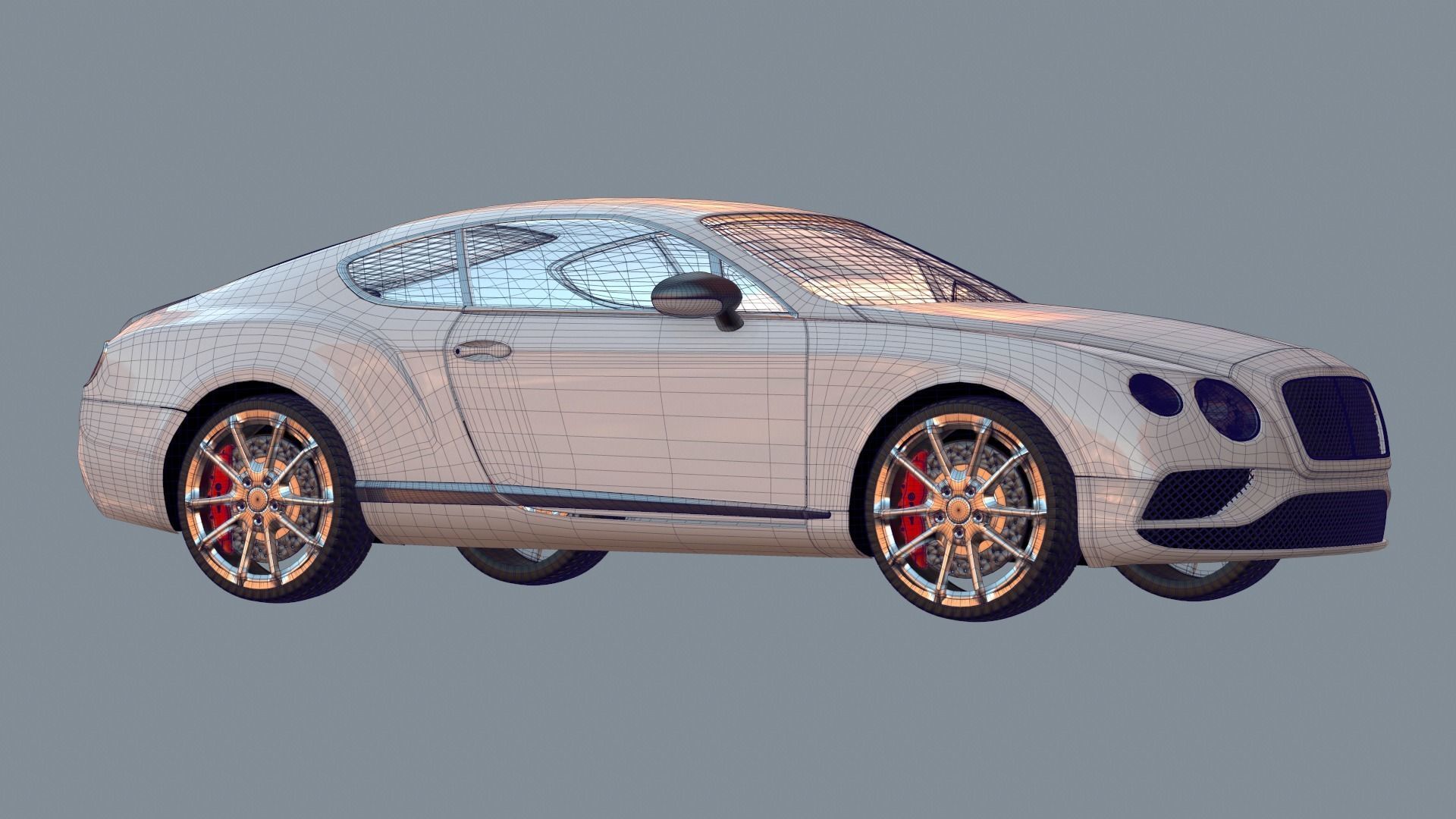 Bentley Continental GT 3D model_54