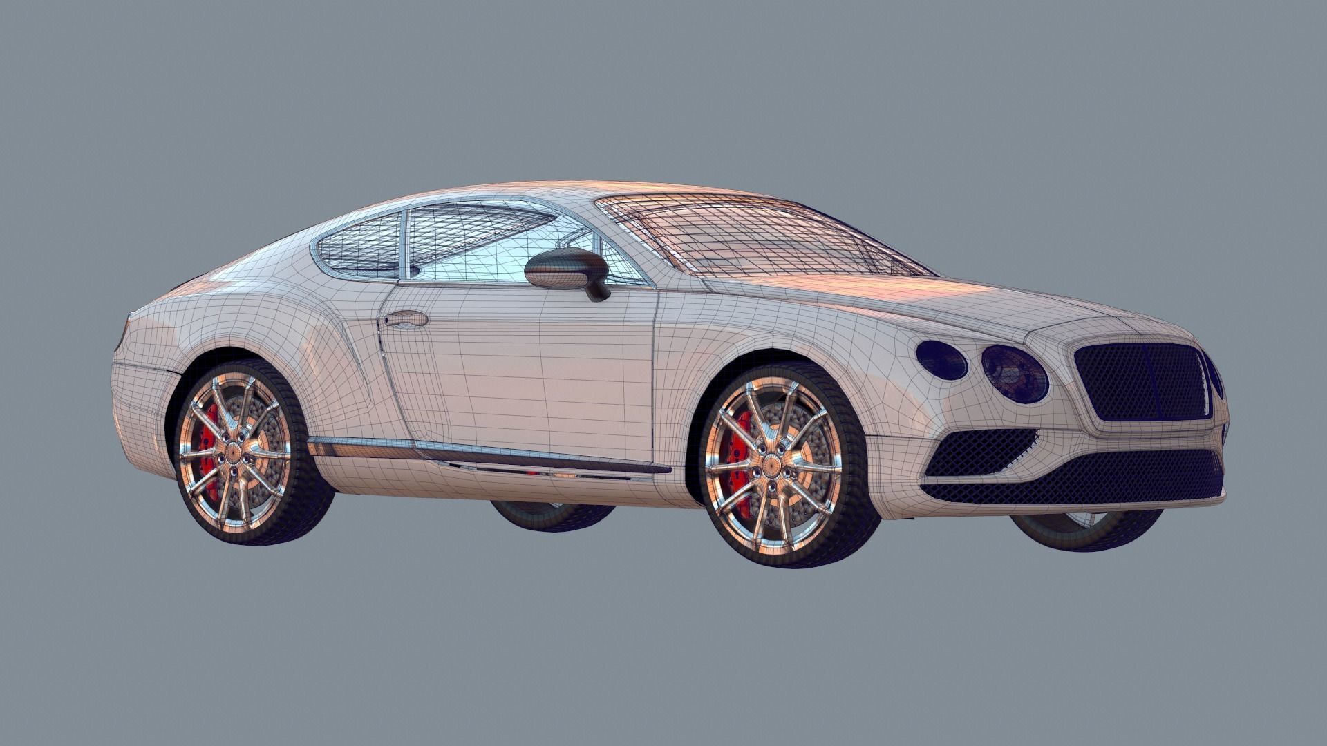 Bentley Continental GT 3D model_56