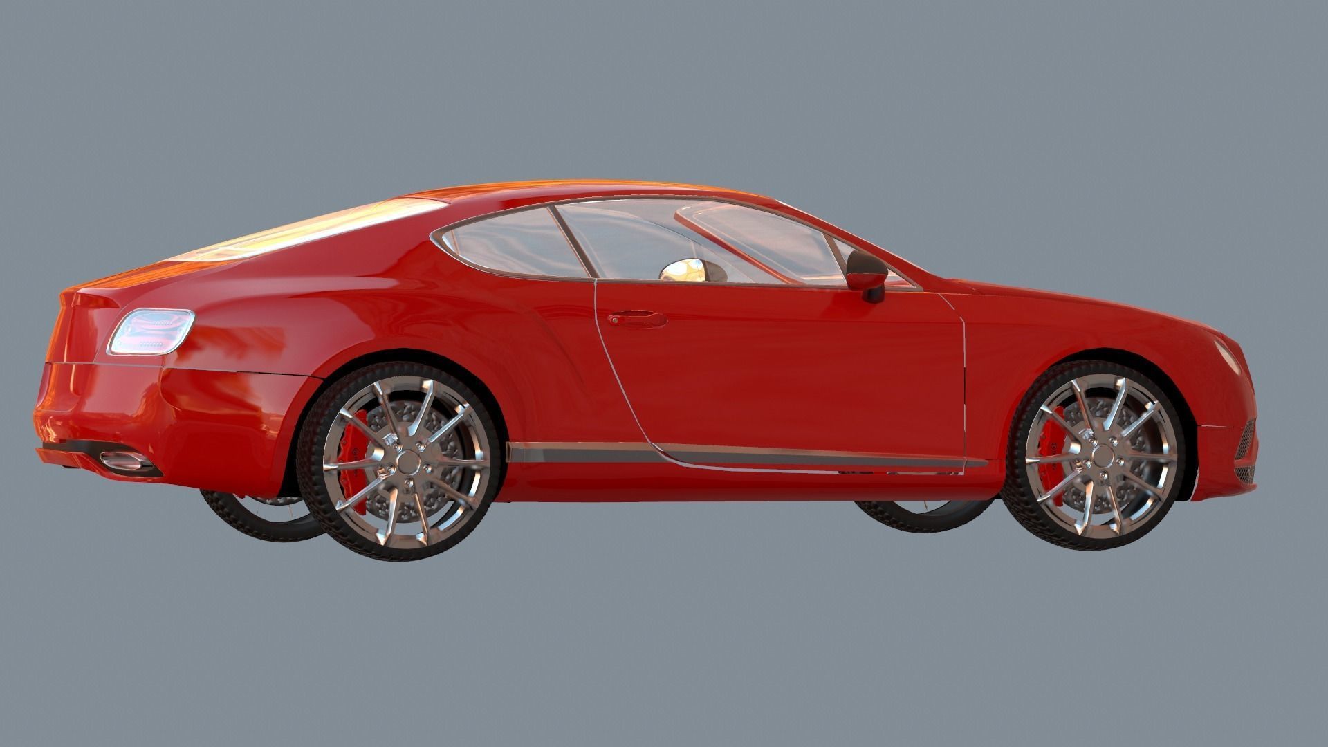 Bentley Continental GT 3D model_44