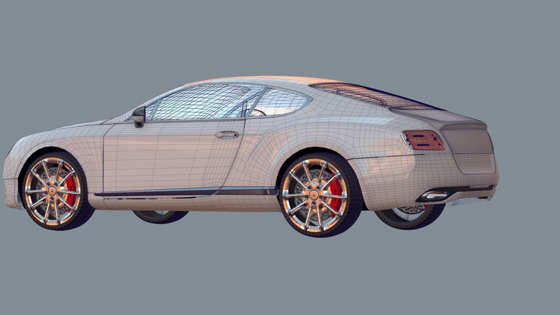 Bentley Continental GT 3D model_23