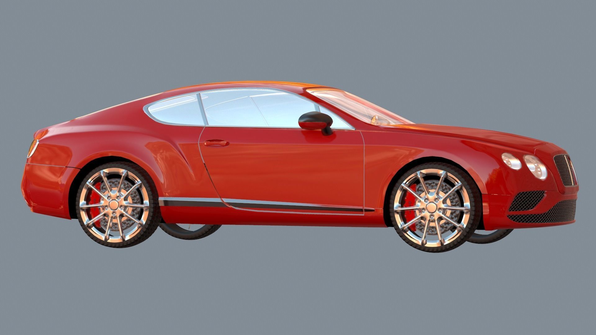 Bentley Continental GT 3D model_51