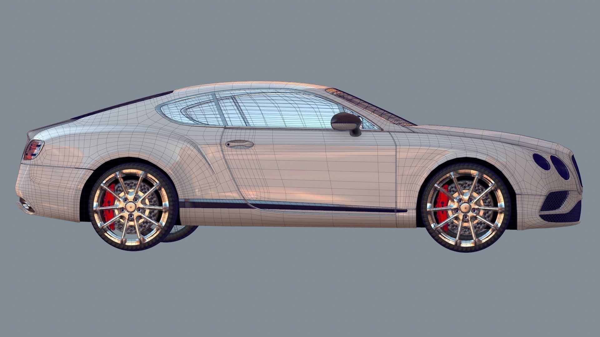 Bentley Continental GT 3D model_50