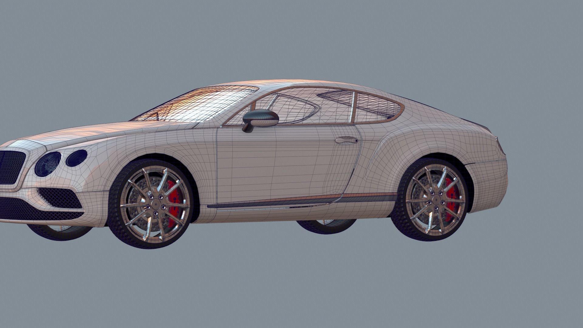 Bentley Continental GT 3D model_13