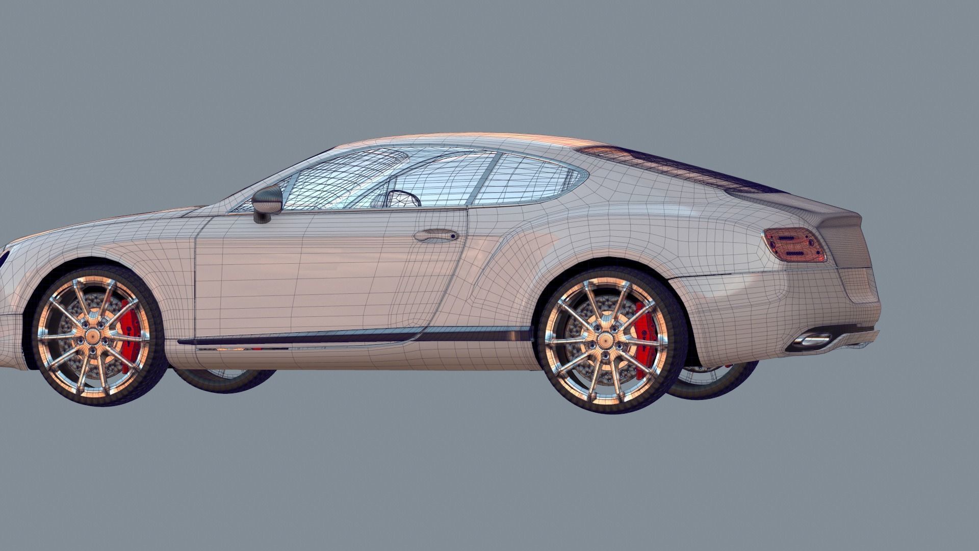 Bentley Continental GT 3D model_21