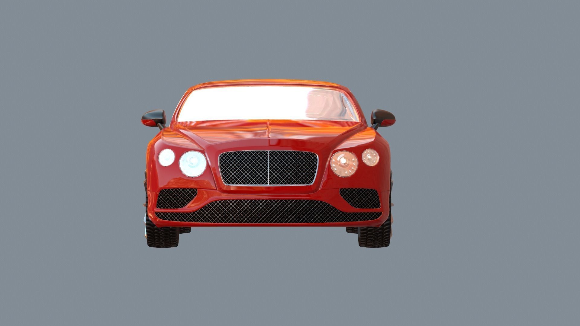 Bentley Continental GT 3D model_2