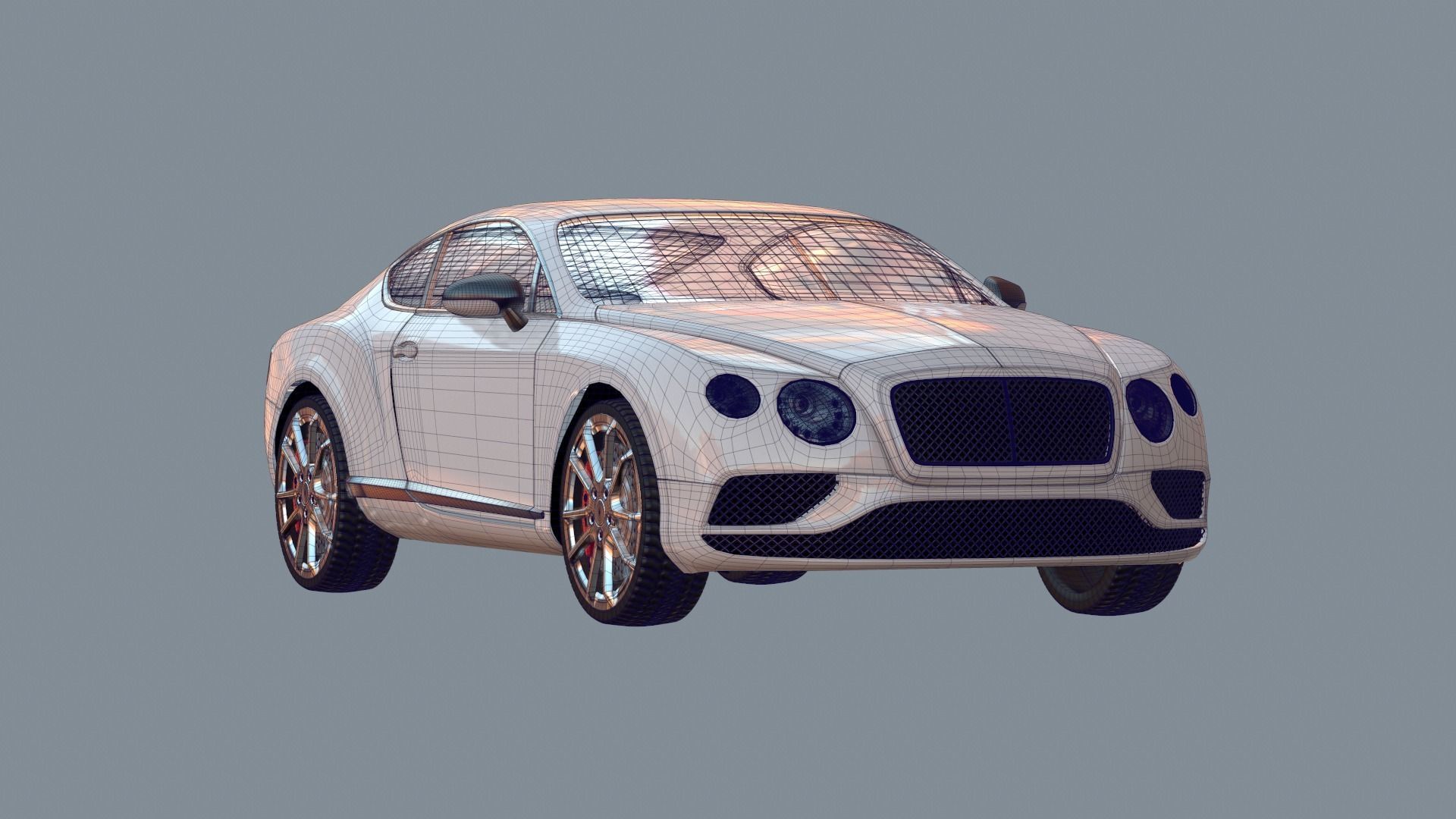 Bentley Continental GT 3D model_60