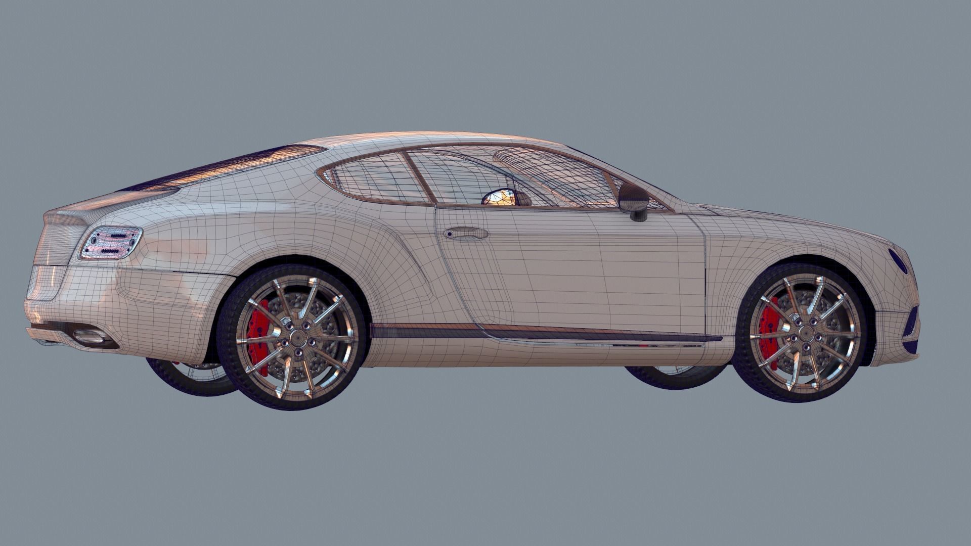 Bentley Continental GT 3D model_46