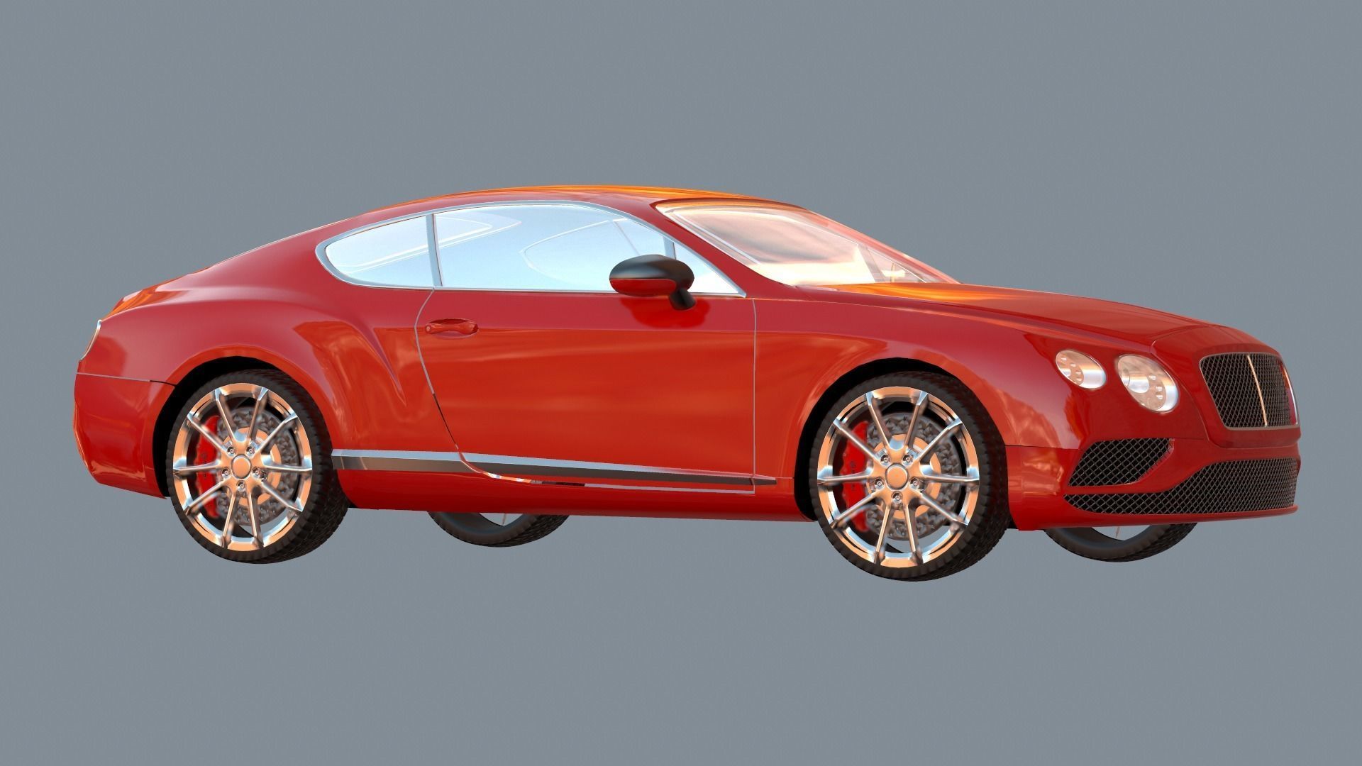 Bentley Continental GT 3D model_53