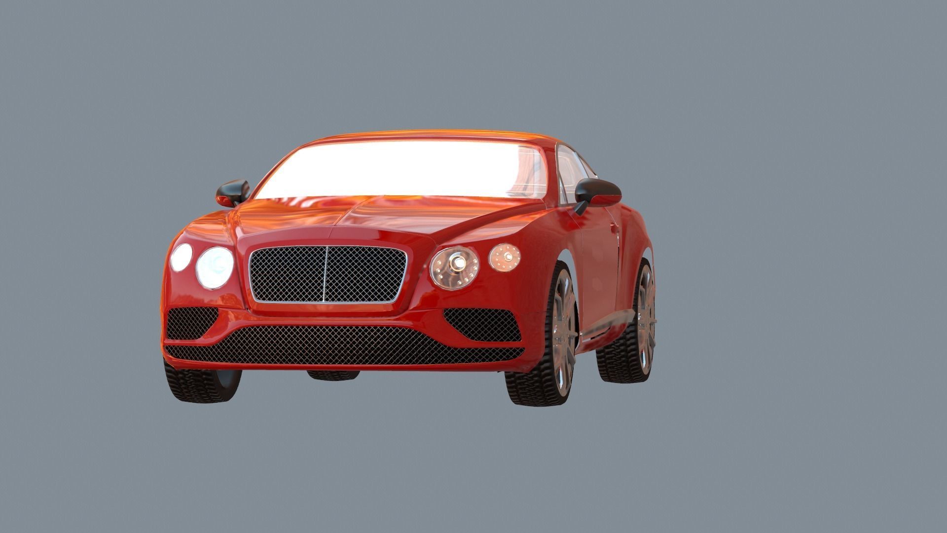 Bentley Continental GT 3D model_4
