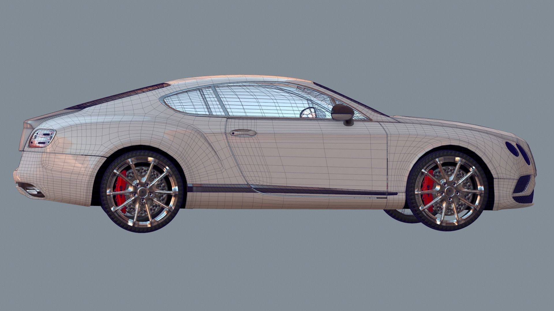 Bentley Continental GT 3D model_48