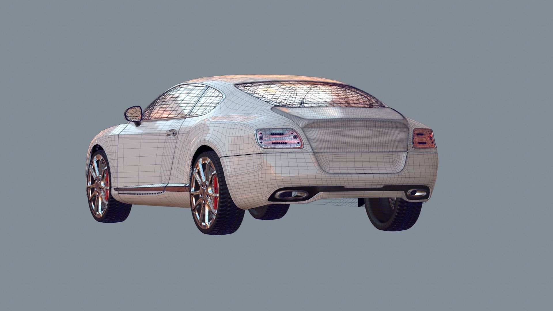 Bentley Continental GT 3D model_29