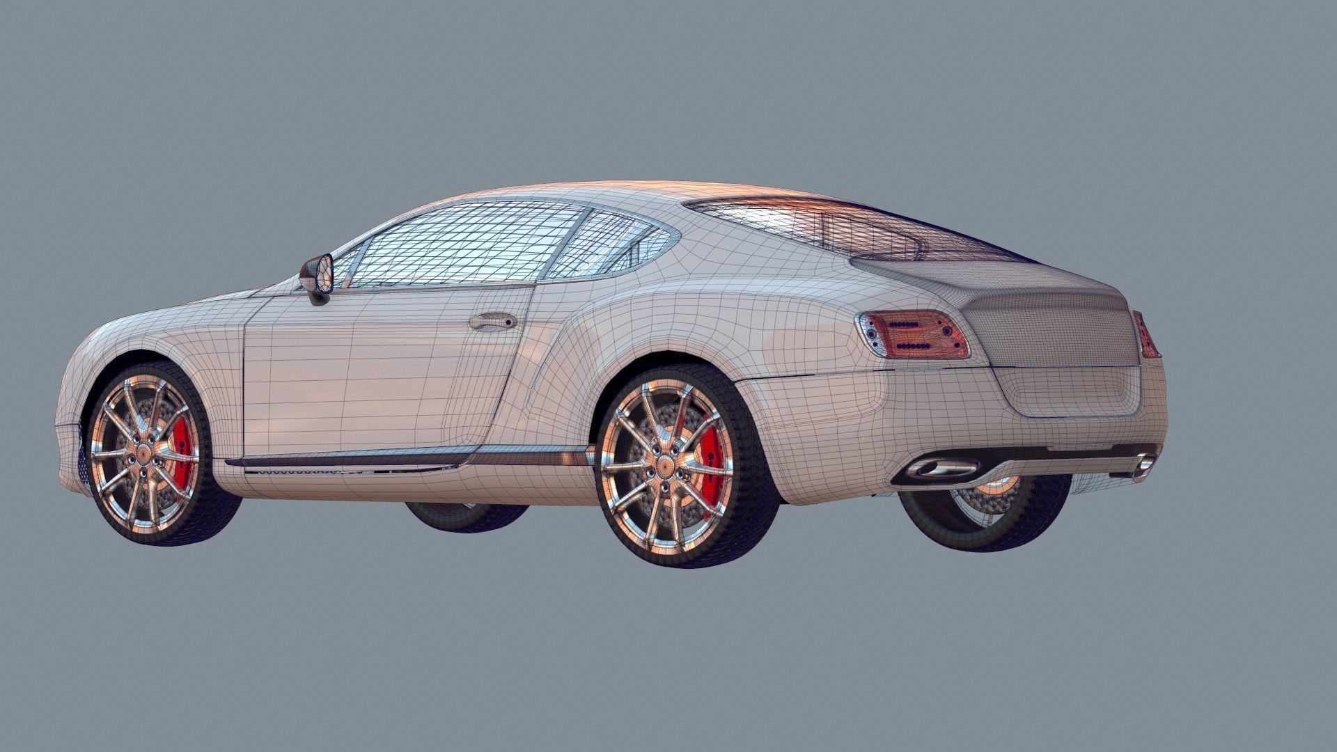 Bentley Continental GT 3D model_25