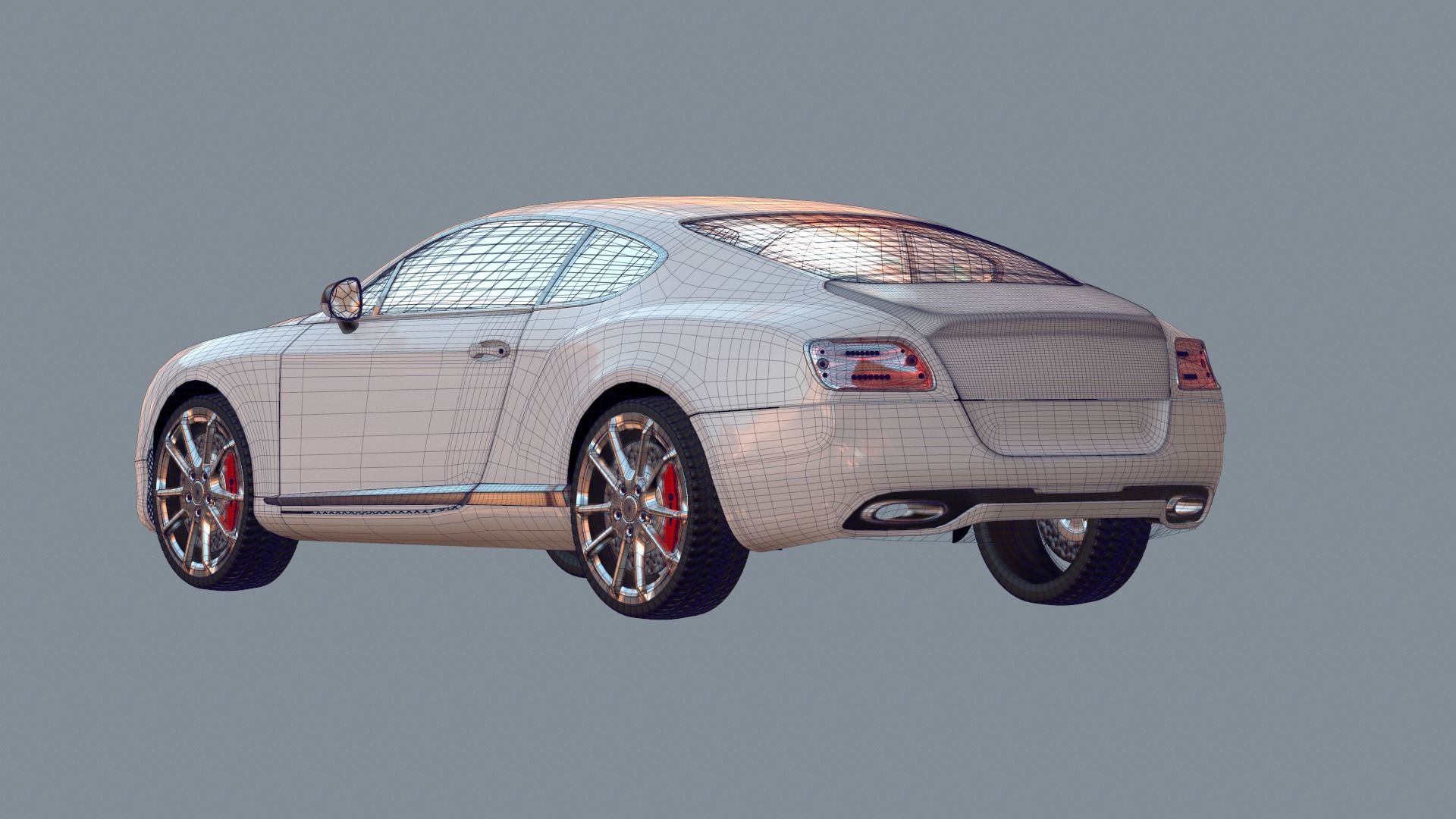 Bentley Continental GT 3D model_27