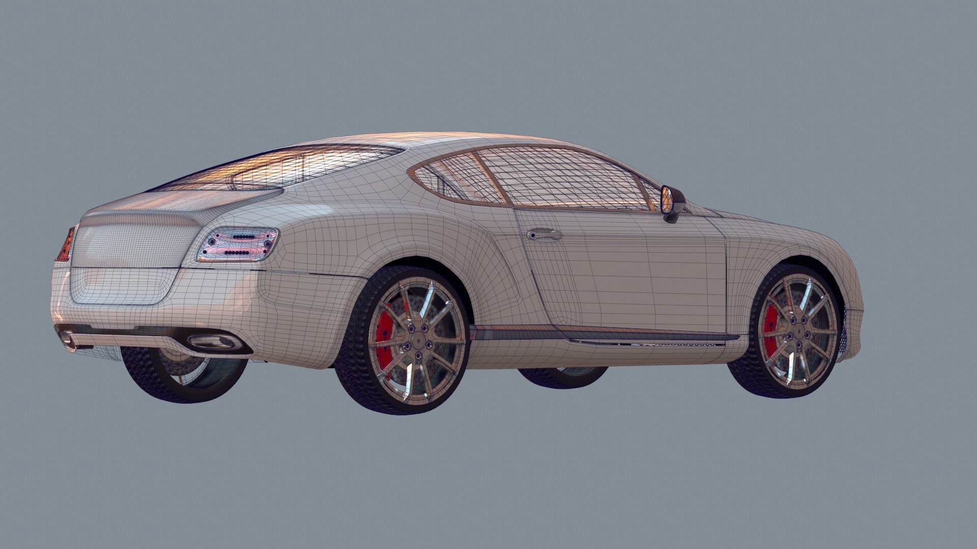 Bentley Continental GT 3D model_41