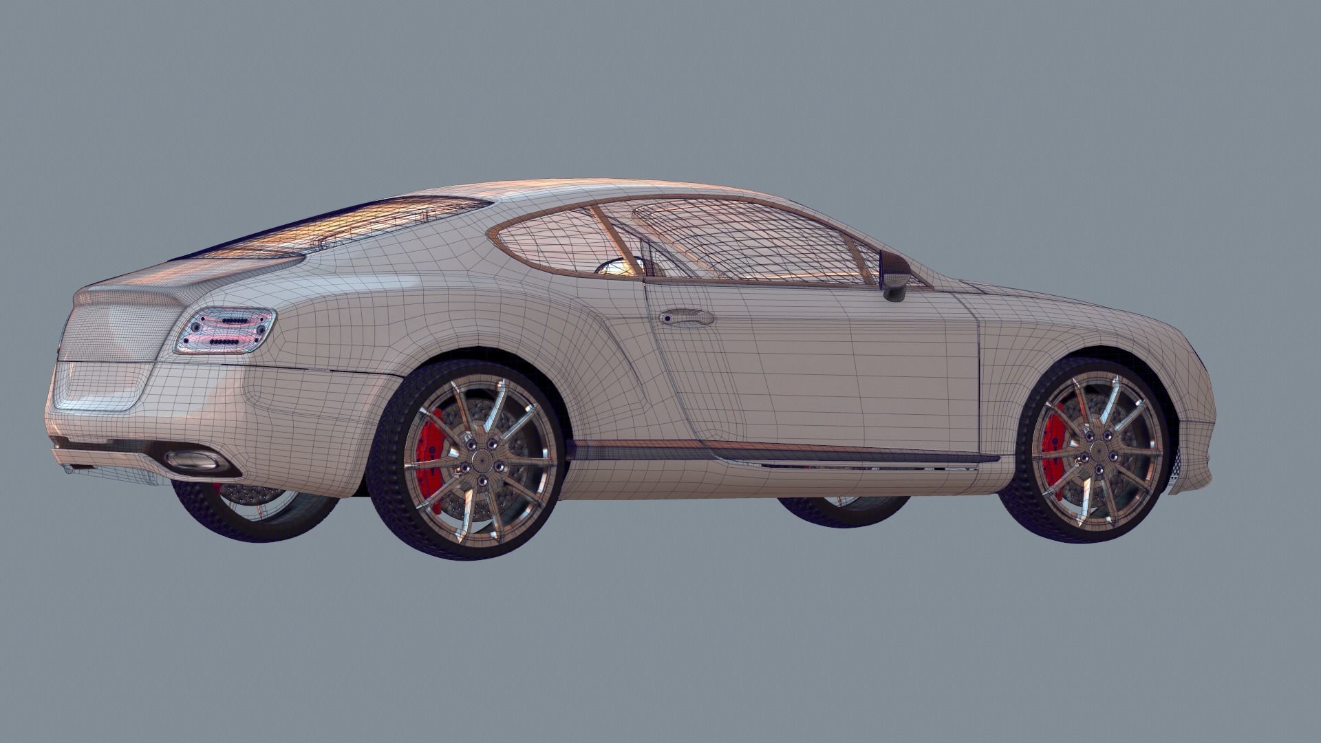 Bentley Continental GT 3D model_43